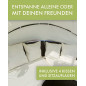 Swing & Harmonie Sonneninsel - Poly Rattan Lounge - mit LED Beleuchtung - Hochwertige Garten-Couch - Outdoor-Chill-Lounge - C