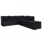 Hommdiy 4-TLG Gartenmöbel. mit Auflagen Sitzgruppe Lounge Sofa Garten Garnitur Gartenset Sitzgarnitur Gartensofa Poly Rattan 