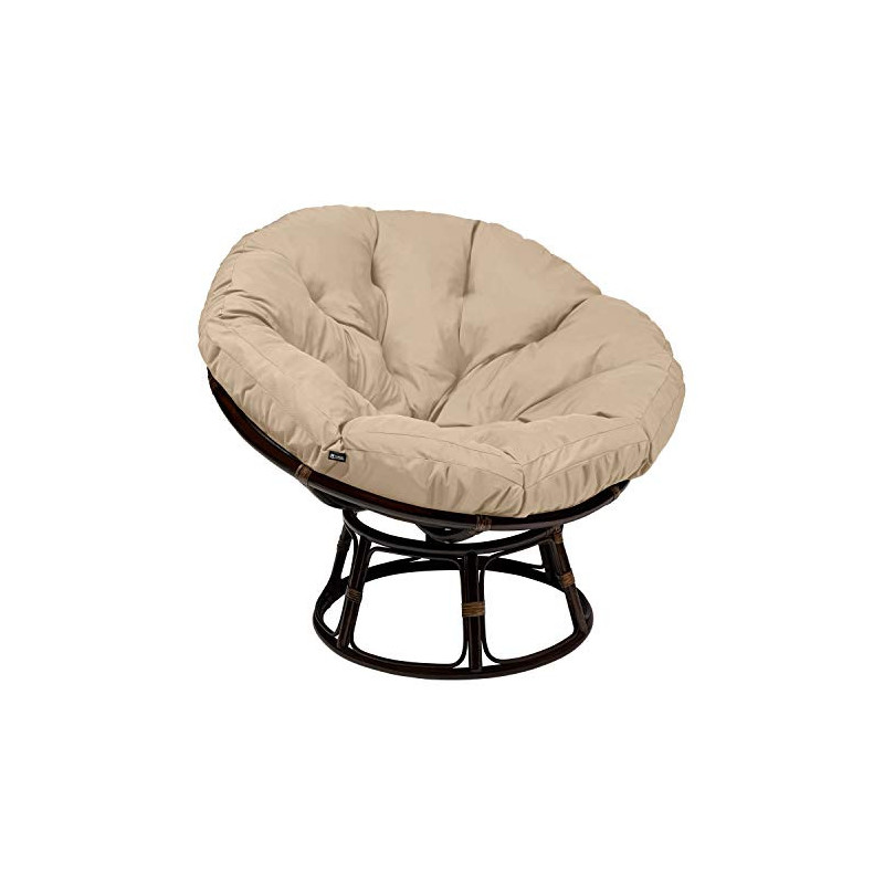 Classic Accessories Montlake Papasan-Kissen, wasserabweisend, 127 cm, Antik-Beige, Outdoor-Papasan-Kissen