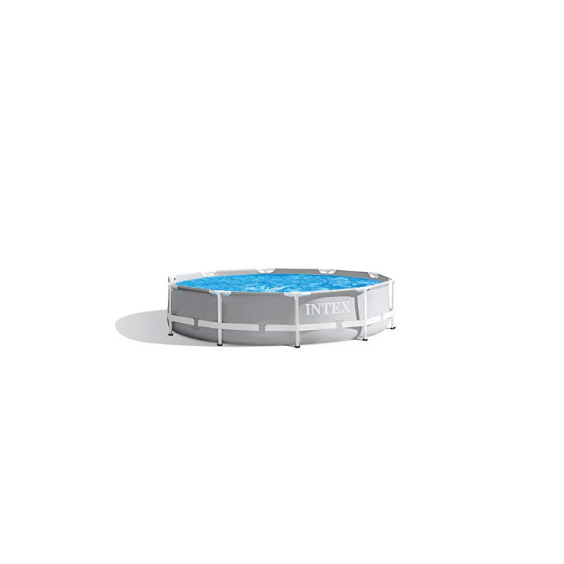 Intex Prism Rondo Ø 305 x 76 cm Frame Pool Set, Hellgrau