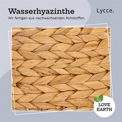 Lycce Katzenhöhle Hanoi Hängesessel Wasserhyazinthe Natur Ø 40 cm  Hauskatzen bis 4 kg 