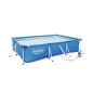 Bestway Steel Pro Frame Pool Set, rechteckig, blau, 300 x 201 x 66 cm