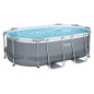 Bestway Power Steel Pools-Oval, mehrfarbig