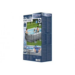 Bestway Power Steel Pools-Oval, mehrfarbig