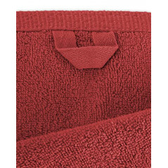 BANANALU 4 Badetücher 100% Baumwolle Qualität 600g/m2 Frottiertuch Bordeauxrot - Bad Towel Modern N1, Color: Bossa Nova 18-15