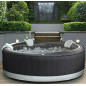 Luxus Premium SPA aufblasbarer Whirlpool aufblasbar + LCD Fernbedienung Modell 2024 Ø204cm Outdoor+Indoor Pool Heizung für 6 