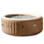 Intex Whirlpool Pure SPA Bubble Massage - Ø 196 cm x 71 cm, für 4 Personen, Fassungsvermögen 795 l, beige, 28426